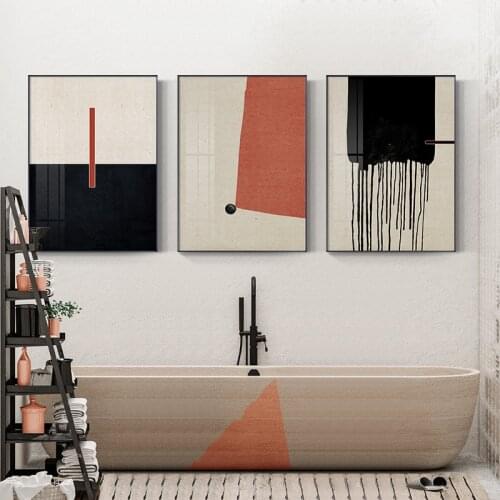 Abstract Colour Marks Canvas Painting Posters and Prints Minimalist Style Wall Art Pictures for Living Room Bedroom Aisle Studio