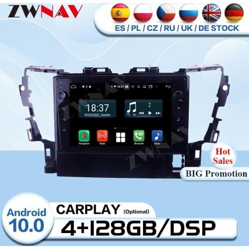 Carplay 2 Din Android For Toyota Alphard 2015 2016 2017 2018 Radio Receiver Audio Stereo GPS Video Player Navigation Head Unit