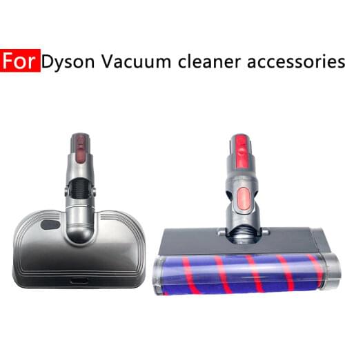 For Dyson V7 V8 V10 V11 Home Accessories Parts LED Light Electric Mop Electric Carpet Suction Head Rag Kit Robot Vacuum Cleaner