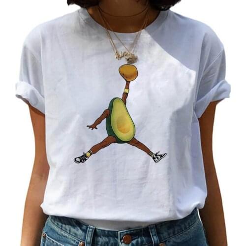 Womens t-shirt Harajuku Avocado Vegan t shirt women Cute 90s Tshirt Summer Kawaii Grunge Top Tees Female Ullzang Funny T-shirt