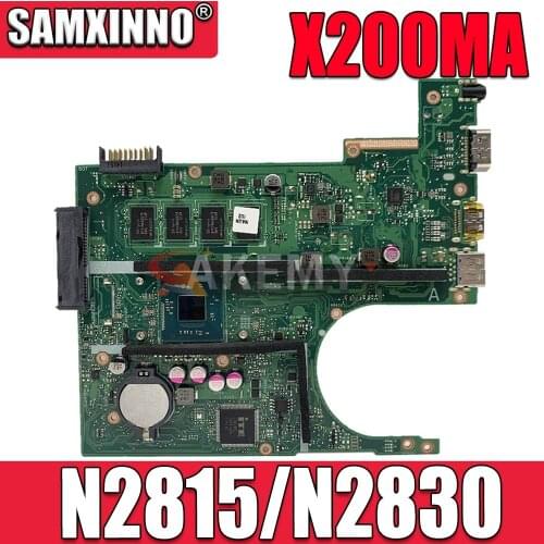 N2815/N2830 4GB RAM X200MA Motherboard REV2.1 For ASUS K200MA F200M laptop Motherboard X200MA Mainboard test 100% OK
