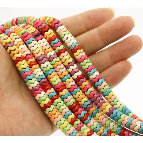 50 pcs/bar Natural stone fashion beads Semi-precious stones colored hexagonal loose beads Bracelet necklace jewelry accessories