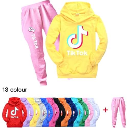 3-16Y Spring Autumn Baby Boys Clothing Set Long Sleeve T-shirt Children Hooded Sweatshirts + Pants Cotton Girls Clothes Boutique