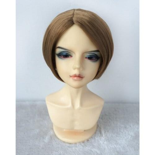 JD591 8-9inch 21-23CM Short Bobo Layer cut synthetic mohair BJD wigs 1/3 SD Doll accessories