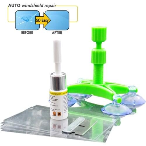 Car Window glass Repair Resin Curing Glue Windshield Repair Kit DIY Car Window Repair Tools Glass Scratch Crack Restore