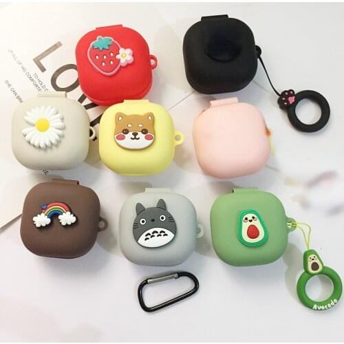 For Samsung Galaxy buds live / PRO Case Cute Cartoon Wireless Bluetooth Headset Protective Case Galaxy buds PRO Silicone Cover