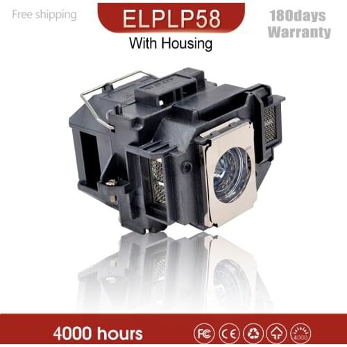 Replacement Projector Lamp ELPLP58/ V13H010L58 for PowerLite X9 PowerLite S9 S10+ PowerLite 1260 H391A H376B H375A H375B H374B