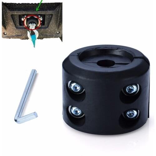 High Quality ATV UTV Winch Cable Hook Mount Stop Stopper Motor Rubber Winch Screwdriver Cushion Accessories Black