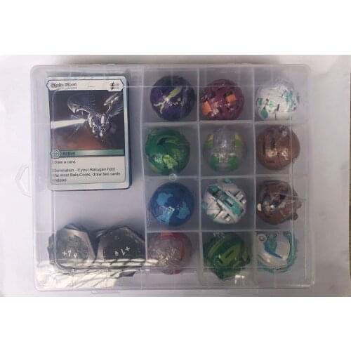 Toy storage box Compatible with Bakuganes dolls, mini toy container and carrying case