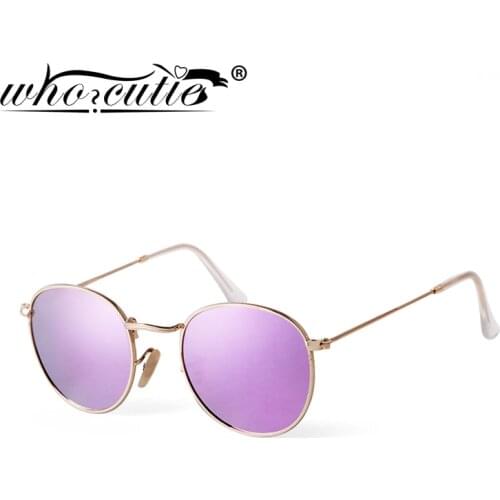Summer Fashion Polarized Round Sunglasses Women Brand Design 2019 Vintage Mirror Lens Metal Frame Sun Glasses UV400 Shades OM784