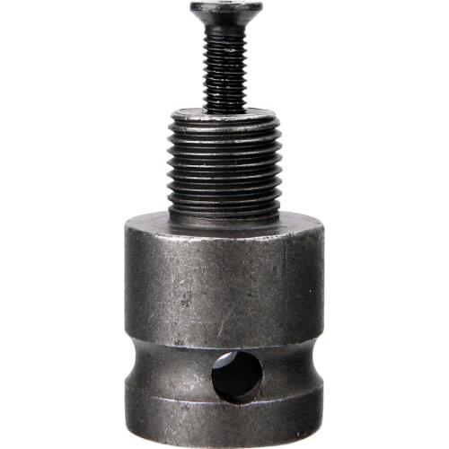 1/2 inch Drill Chuck Adaptor For Impact Wrench Conversion 1/2-20UNF Grey Threaded Drill Chuck with Screw Driver Tool