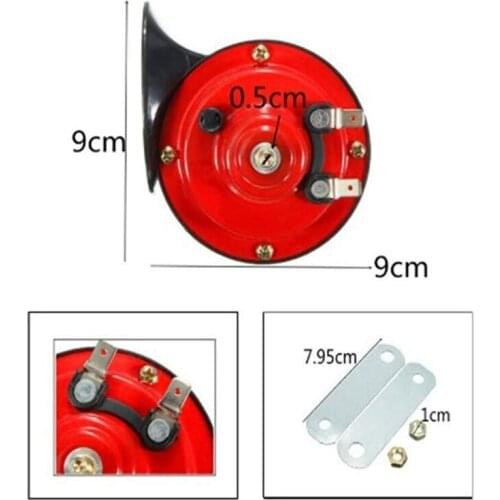 12V 300 DB Super Train Horn for Trucks Loud Air Electric Snail Double Horn Raging Sound for Cars Motorcycle Bikes and Boats