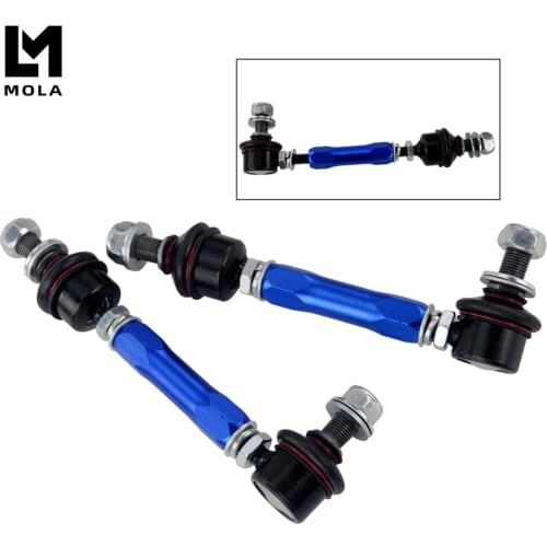 165mm-210mm Ball Joint Adjustable Roll Sway Bar End Link For Lexus GX460 J150 Toyota FJ Cruiser Nissan Patrol Y60 Y61 SEL23