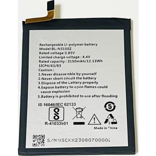 3.85V 3150mAh BL-N3150Z For GIONEE Elife S6s S6 GN9010 GN9010L Battery