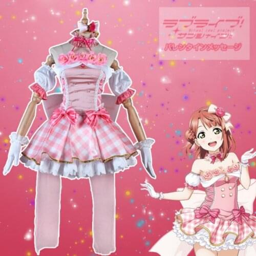 Anime Love live! School idol Love U My Friends Uehara Ayumu Cosplay Costume dress full set New Outfit PERFECT Dream Project