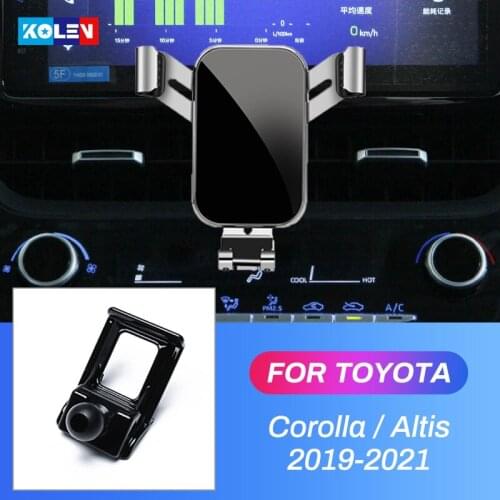 Car Mobile Phone Holder For Toyota Corolla Altis 2019 2020 2021 Gravity GPS Stand Special Mount Air Vent Navigation Bracket