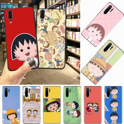 Chibi Maruko cute anime girl high quality Phone Case cover For Huawei honor Mate P 10 20 30 40 Pro 10i 9 10 20 8 x Lite