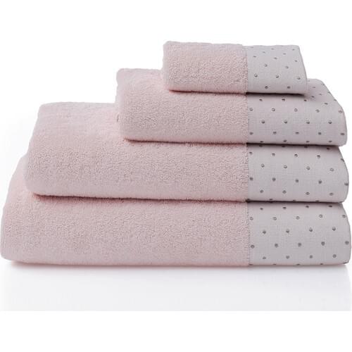 Friendly Textile Cotton PURE Powder 4'lü Face terry Towels