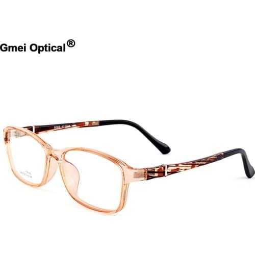 Gmei Optical New Trendy Urltra-Light TR90 Full Rim Optical Mens Eyeglasses Frames Womens Myopia Spectacles 4 Colors M5069