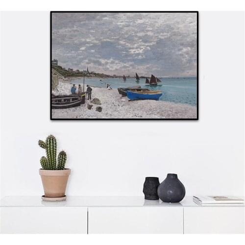 Famous Classic Wall Art Canvas Painting Abstract Landscape Oil Painting Poster Print Wall Pictures Living Room Home Decoration