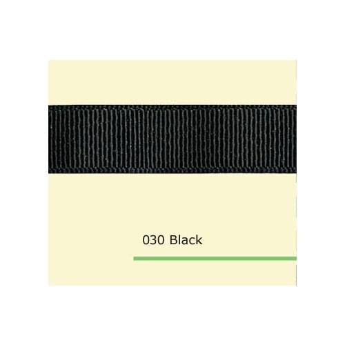 5/8" inch (16mm) Gold purl Black grosgrain ribbon