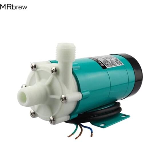 1/2'' Homebrew Pump , 220V Magnetic Drive Water Pump,15R Home Brew Wort Liquid Transfer Tools, Food Grade Plastic Beer Pump