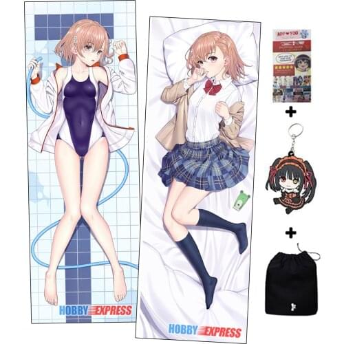 Hobby Express MIsaka Mikoto Dakimakura Japanese Otaku Waifu Hugging Body Pillow Cover ADP98002