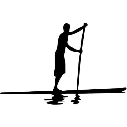 New Funnyg Outdoors Exploring Paddling Canoe Car Stickers Car Decals PVC 13cm X 8cm Vinyl Motorcycl