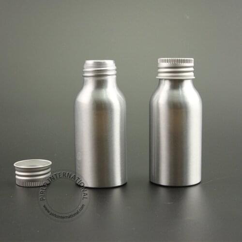 Wholesale! 30pcs 100% Excellent 50ml Empty Aluminum Bottles, 50cc Metal Makeup Containers, Cosmetic Packaging Free Shipping