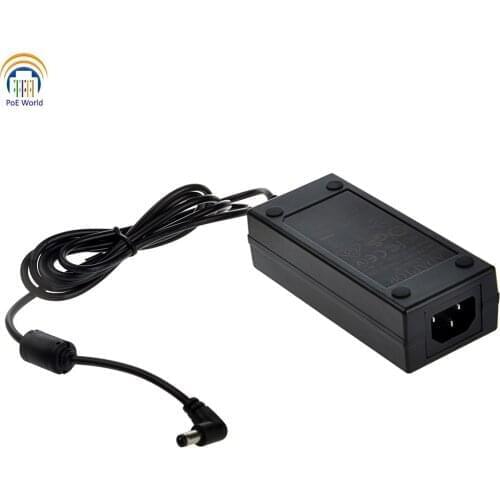 PS-48V60W AC Adapter Power Supply Max Power 60W CE FCC Approval 2.1*5.5mm DC plug with power cord UK/US/AU/EU