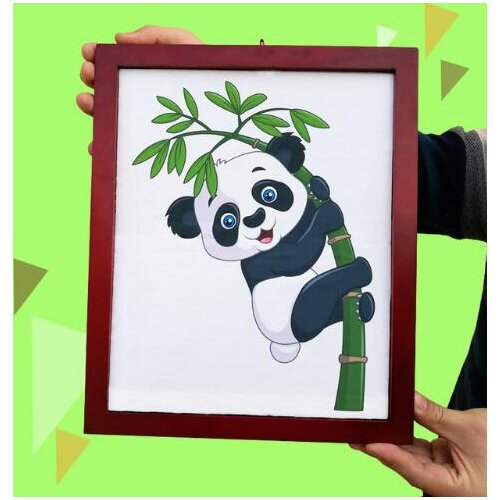 Panda Frame Magic Tricks Plush Panda Toy Appearing From Board Magia Magician Stage Party Gimmick Props Illusion Mentalism Funny