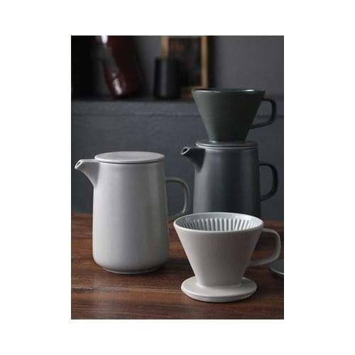 Muse hand punch coffee pot hand punch coffee pot set coffee pot coffee filter cup hand punch pot home set