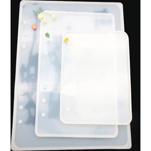 1pcs Notebook Cover Silicone Resin Mold For DIY Handmade Notebook Resin Silicone Mold Craft Tools