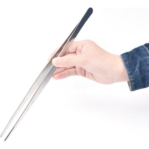 1PC Kitchen Gadgets Barbecue Tongs Food Tongs Food Clip Stainless Steel Churrasco Tweezers Clip Barbecue Buffet Restaurant Tools