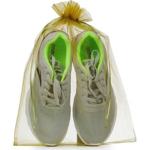 35x50cm 50pcs/Lot Olive Green Color Large Christmas Gift Packaging Drawstring Organza Shoes Bag