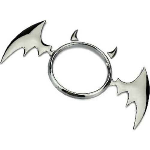 Aliauto Funny 3D Bat Car Stickers and Decal Logo Decotration for Toyota Ford Volkswagen polo golf 4 5 6 7 BMW Buick Benz Lada