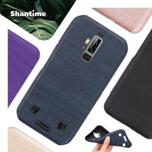 Wood grain PU Leather Phone Case For Blackview BV9700 Pro Soft Silicone Case For Blackview BV9700 Pro Gel Silicone Back Shell