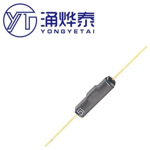 YYT 2PCS Normally closed reed switch GPS-14B plastic type 2*14 Magnetic switch dry reed pipe Anti-vibration and damage