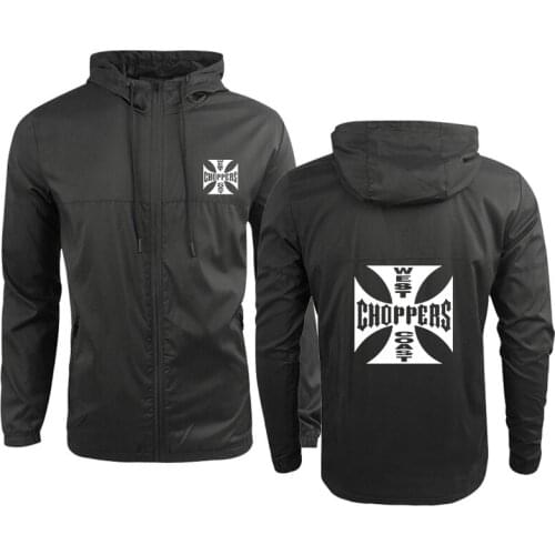 High quality Pure cotton West Coast choppers Printing Spring Autumn Fashion Mens Camouflage jacket Casual Mens sweatshirt