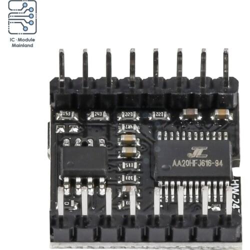 3.3V 5V Mini MP3 Player Module MP3 Voice Decode Board Diy Kit Supporting TF Card U-Disk IO Serial Port AD For Arduino R3