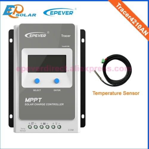 MPPT Solar battery controller with temperature sensor EPEVER 40A Tracer4210AN 3210AN 2210AN 1210AN 40amps EPSolar Regulator