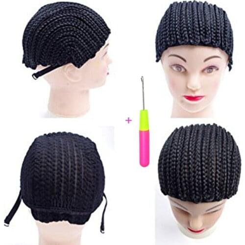 Stretchable Hair Hat High Quality Hot Sale wig net cap Hat Braid Wigs Hand Ready Halloween Curtain Fashional Synthetic Hair