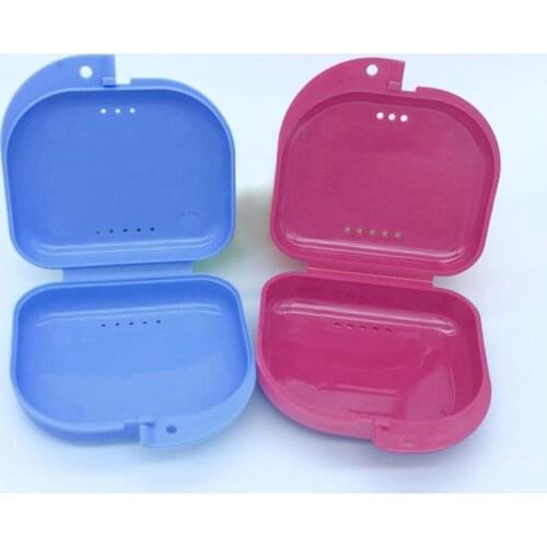 Dental Aligner Box Denture Storage Orthodontic Retainer Case Dental Tray Box Mouth Guard Brace Teeth Mouth Tray Retainer Case