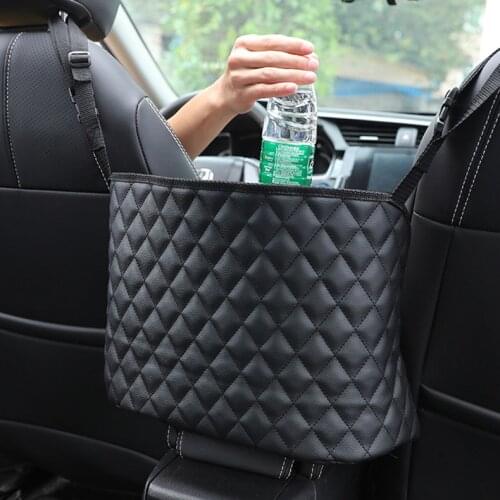 Car Storage Bag Handbag Holder Car Seat Storage Organizer Handbag Holder Auto Interior Stowing Tidying Car Middle Organizer