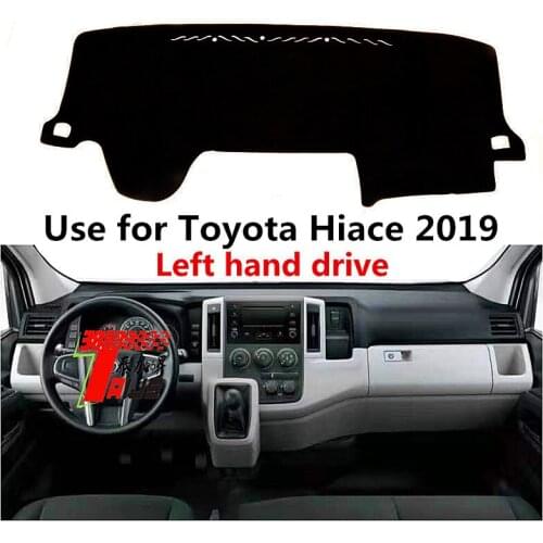 TAIJS Factory New Arrival protective Polyester Fibre Car Dashboard Cover For TOYOTA Hiace 2019 Left hand drive