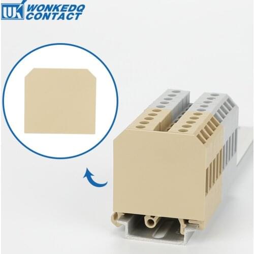 10Pcs AP4/10 Weidmuller Terminal Block Accessories End Cover Plate For SAK-4EN 6EN 10EN Din Rail Terminal Blocks