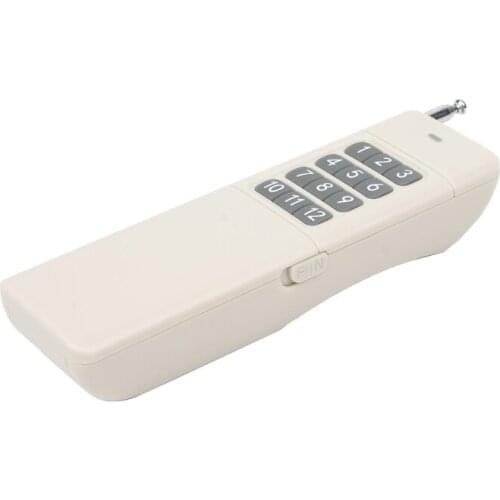 3000m Long Range High Power 1/2/4/6/8/12CH RF Remote Control Transmitter 433 MHz E56B