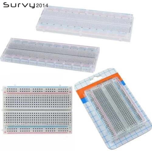 400/830 Tie Point Interlocking Solderless Breadboard for ATMEGA PIC For Arduino UNO