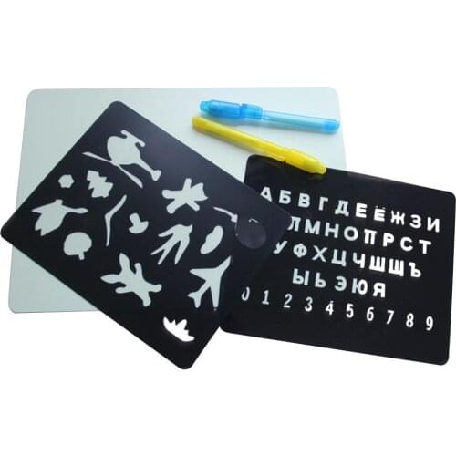 A4 Childrens Toys Luminous Drawing Board Drawing Board PVC Luminous Board Childrens Puzzle Drawing Toy Creative Gift