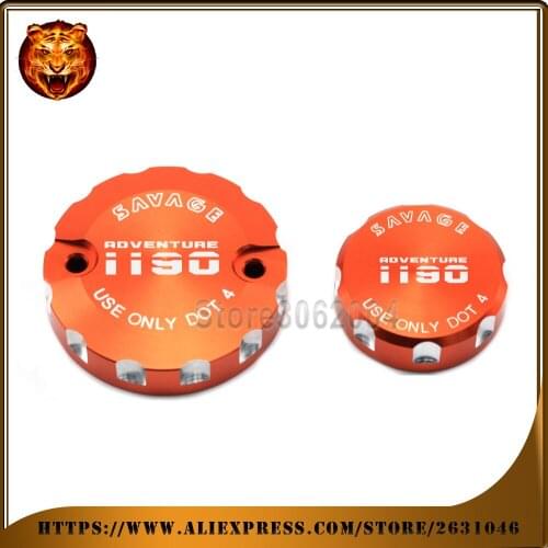 Motorcycle Accessories Front & Rear Brake Master Cylinder Fluid Reservoir Cover CAP For KTM 1190 Adventure R Motorcycle Parts